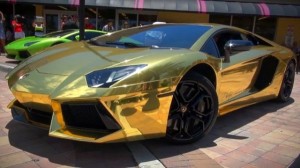 Lamborghini из золота стоимостью $7,3 млн ищет покупателя